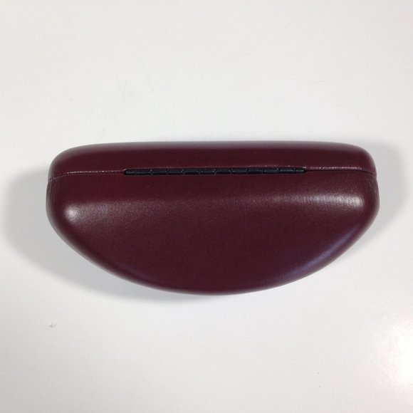Davidoff maroon Glasses Case empty for sunglasses eyeglasses DEEP with knob/hook - Picture 4 of 10